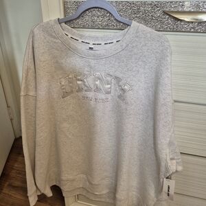 DKNY Sport White Sweatshirt